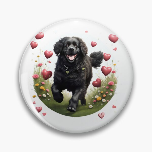 Item preview, Cute playful Newfoundlander dog designed and sold by Kaleddis.