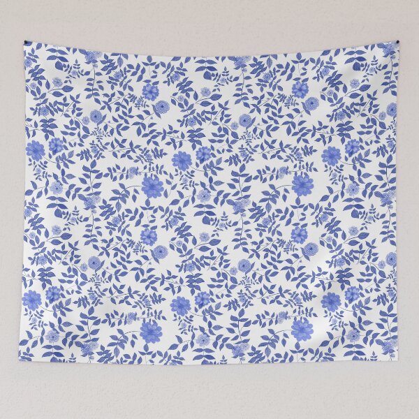 Item preview, Blue Floral designed and sold by LupineDesign.