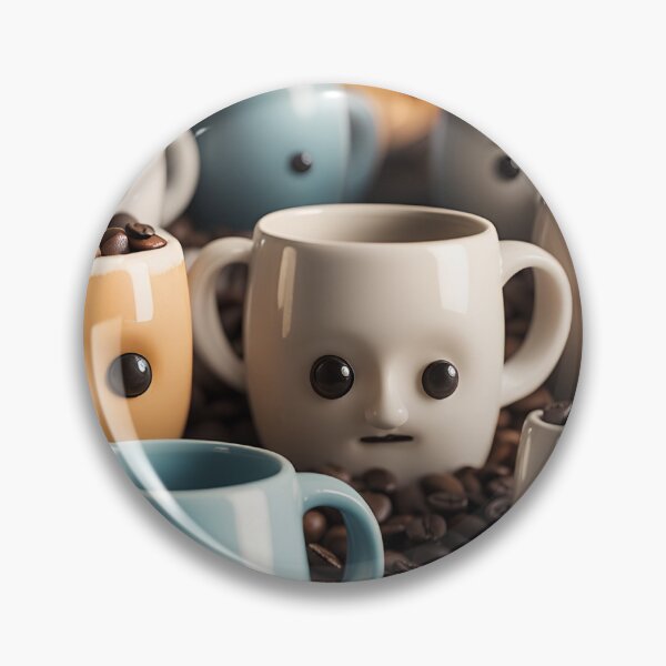 Item preview, Coffee Cups with Faces! designed and sold by stuzle.