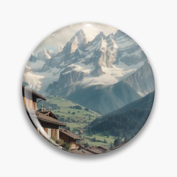 Item preview, Wengen Vintage Travel Poster - Swiss Alps Art designed and sold by Ceemko's Vintage Corner.