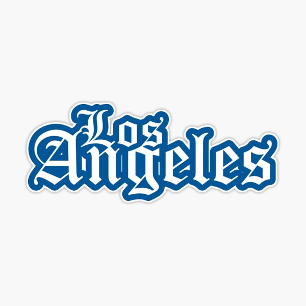 Los Angeles Old English-Blue Zipped Hoodie for Sale by vma77