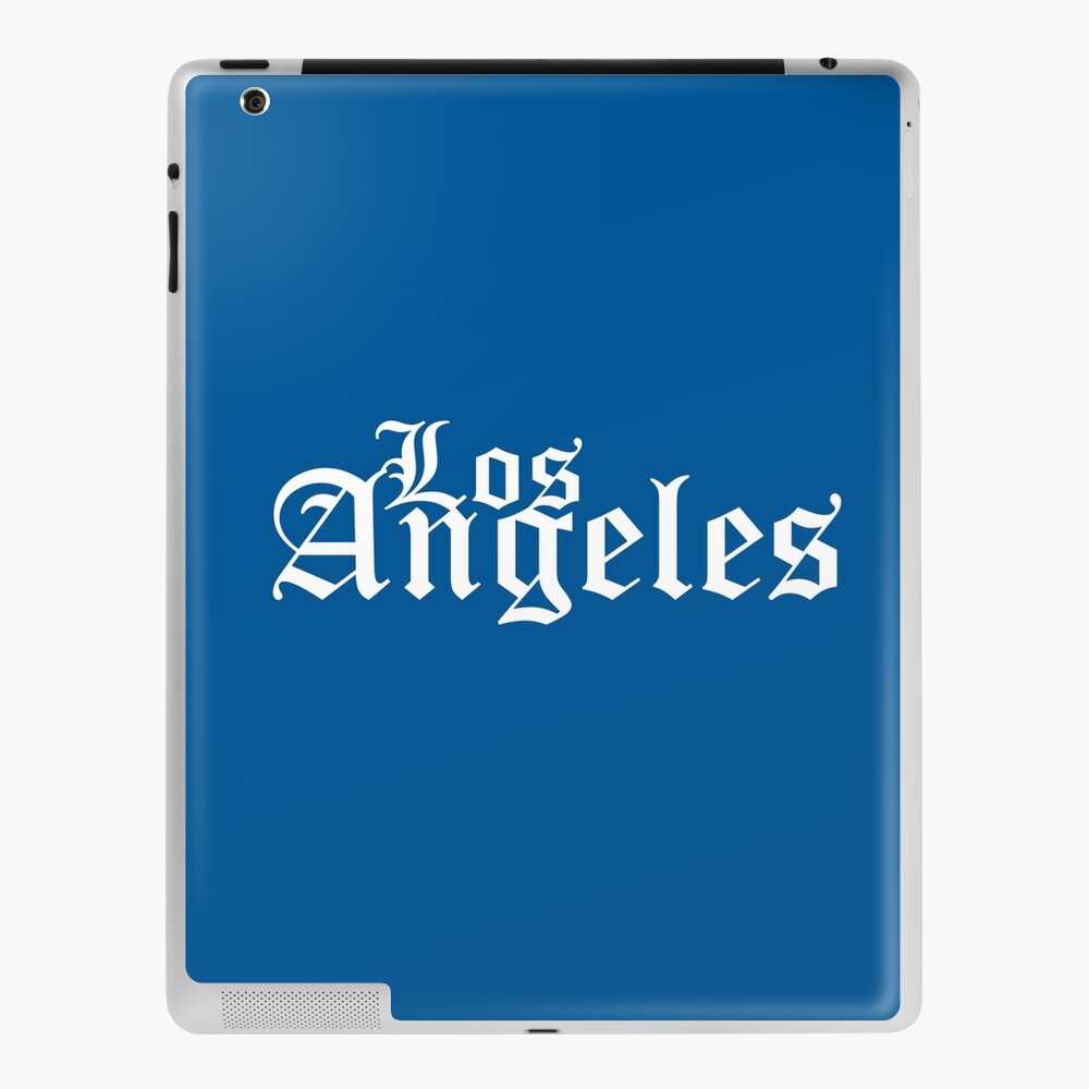 Los Angeles Old English-Blue Zipped Hoodie for Sale by vma77