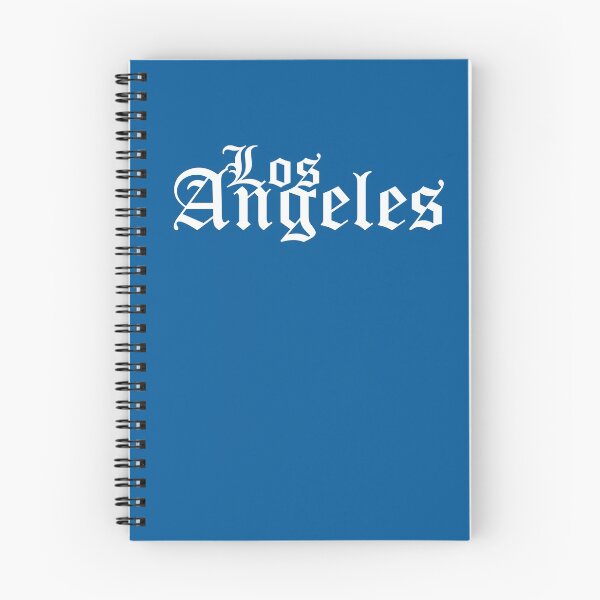 Item preview, Los Angeles Old English-Blue designed and sold by vma77.
