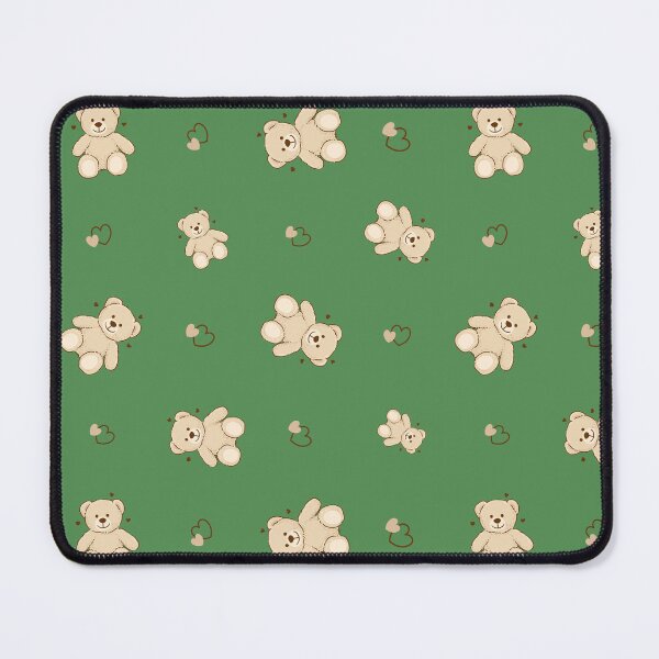 Item preview, Teddy Bear pattern on green designed and sold by Irwan-Fahru.