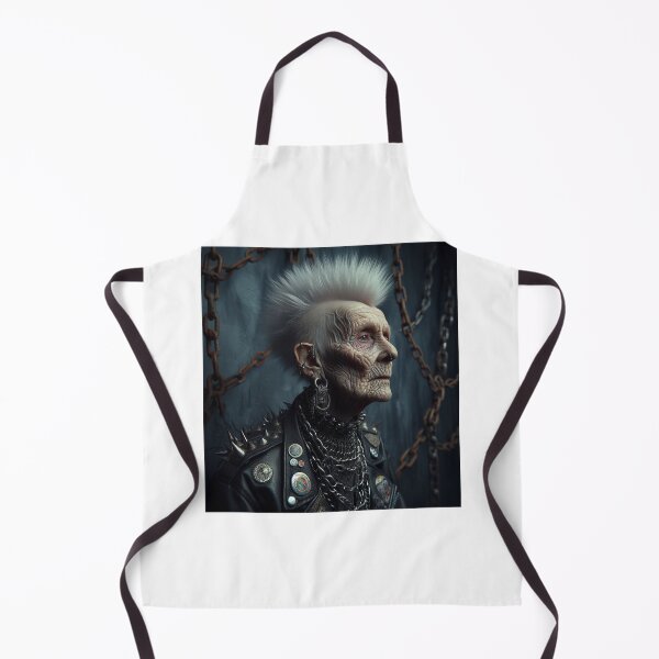 Item preview, Punk Old Lady Artificial intelligence Ai designed and sold by AiPoliviosArt.