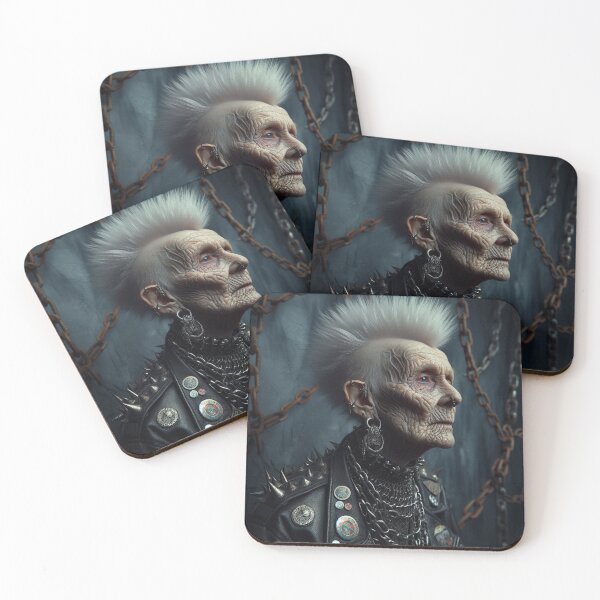 Item preview, Punk Old Lady Artificial intelligence   Ai designed and sold by AiPoliviosArt.