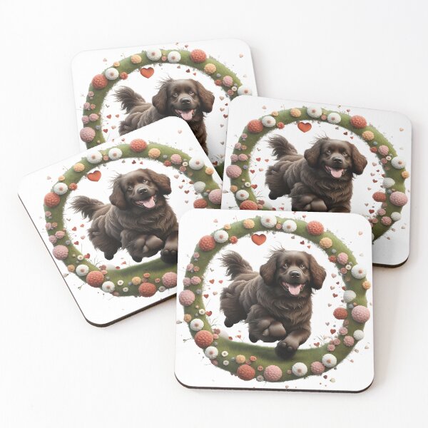 Item preview, Cute playful Newfoundlander dog designed and sold by Kaleddis.