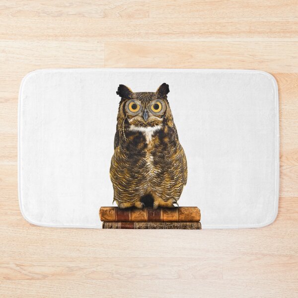 Item preview, Great Horned Owl on Old Books designed and sold by SirLeeTees.
