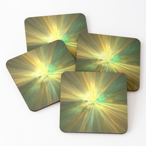 Item preview, Green Gold Sunrays designed and sold by KimSyOk.