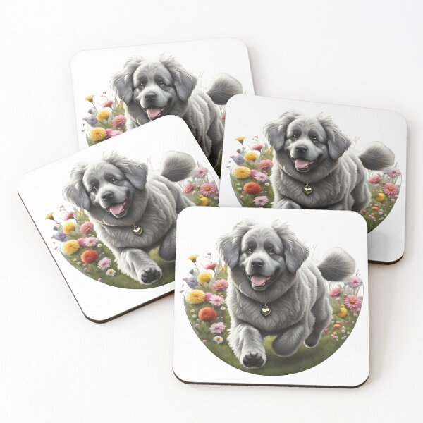 Item preview, Cute playful Newfoundlander dog designed and sold by Kaleddis.
