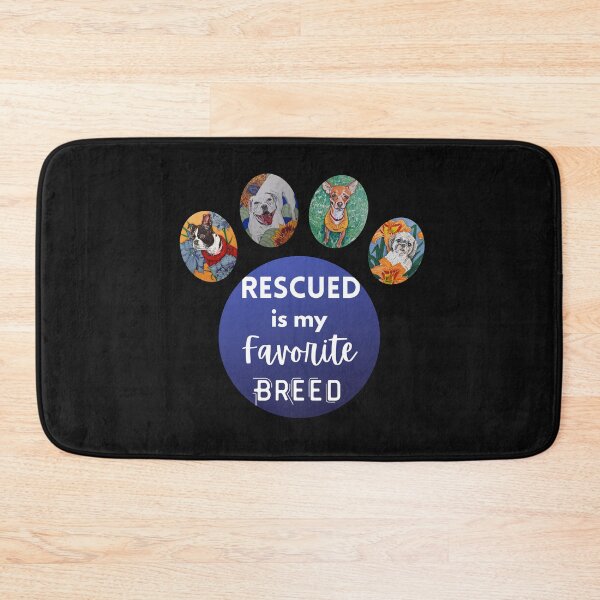 Item preview, Rescued is My Favorite Breed (3) designed and sold by scribblesbyelr.