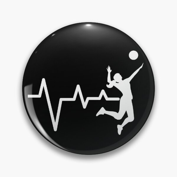 Item preview, Volleyball supporter - heart beat designed and sold by ShopSmart213.