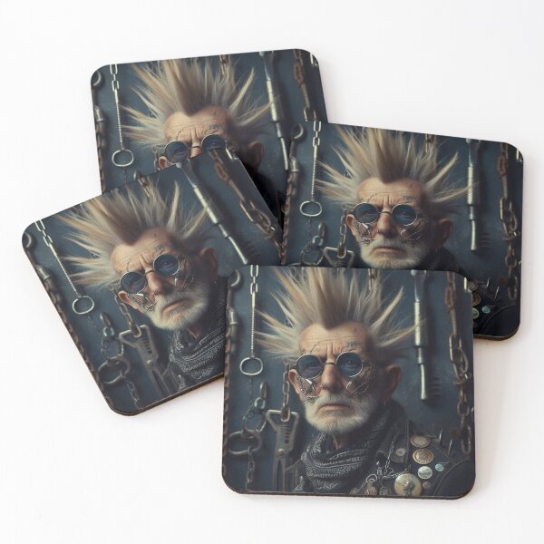 Item preview, Punk Old Lady Artificial intelligence   Ai designed and sold by AiPoliviosArt.