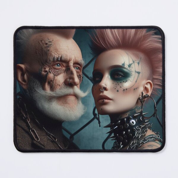 Item preview, Punk Old Lady Artificial intelligence   Ai designed and sold by AiPoliviosArt.