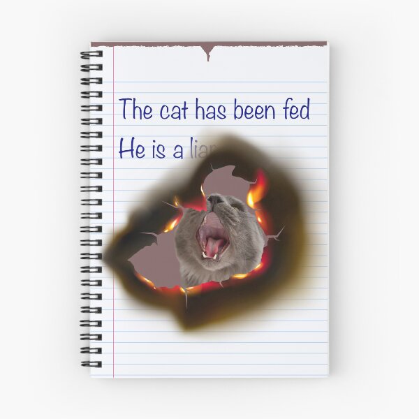 Item preview, The cat has been fed - he is a liar designed and sold by TicaCreations.