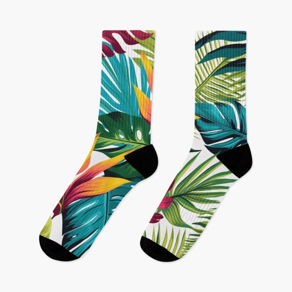 Item preview, Exotic leaves, colorful tropics background designed and sold by PabloArt.