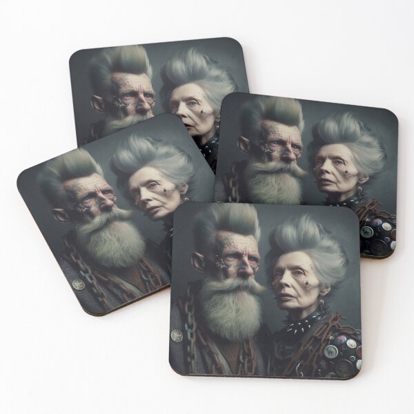 Item preview, Punk Old Lady Artificial intelligence   Ai designed and sold by AiPoliviosArt.