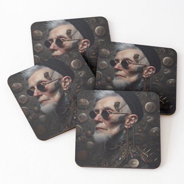 Item preview, Punk Old Lady Artificial intelligence   Ai designed and sold by AiPoliviosArt.