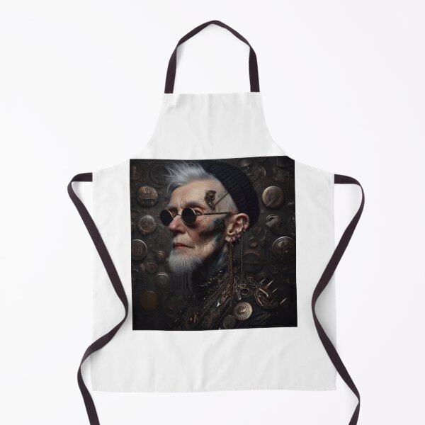 Item preview, Punk Old Lady Artificial intelligence Ai designed and sold by AiPoliviosArt.