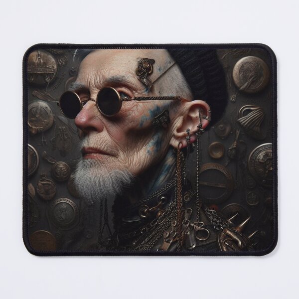 Item preview, Punk Old Lady Artificial intelligence   Ai designed and sold by AiPoliviosArt.