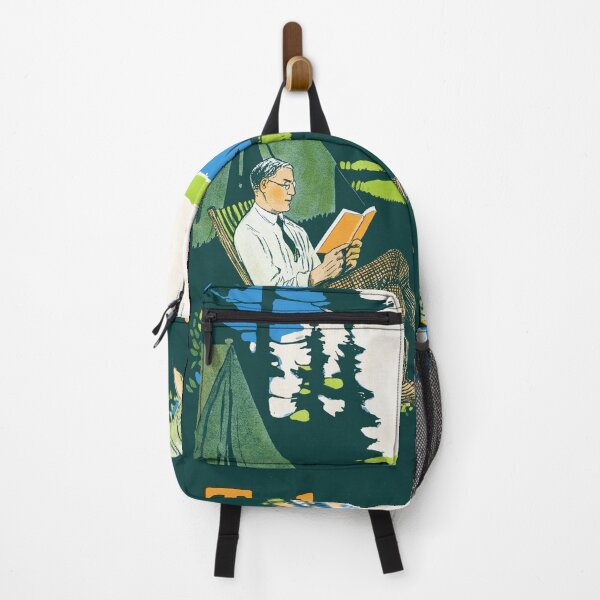 Item preview, Vintage Camping Poster (1910) designed and sold by Hoorahville.