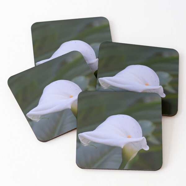 Item preview, beautiful white arum lily water drop designed and sold by thesuspire.