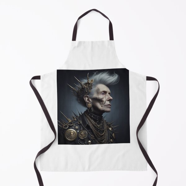 Item preview, Punk Old Lady Artificial intelligence Ai designed and sold by AiPoliviosArt.