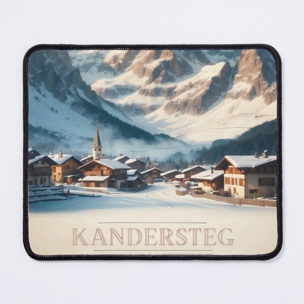Item preview, Kandersteg Vintage Travel Poster - Swiss Alps Art designed and sold by Ceemko's Vintage Corner.