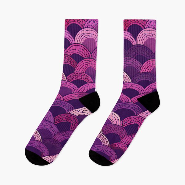 Item preview, Purple and Pink Lucky Waves designed and sold by Hashola Designs.