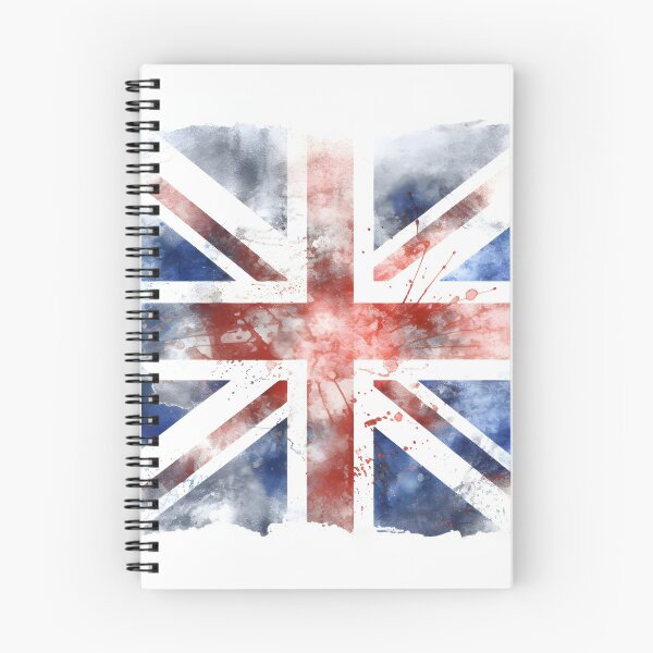 Item preview, watercolor Union Jack British flag print designed and sold by dcrc.