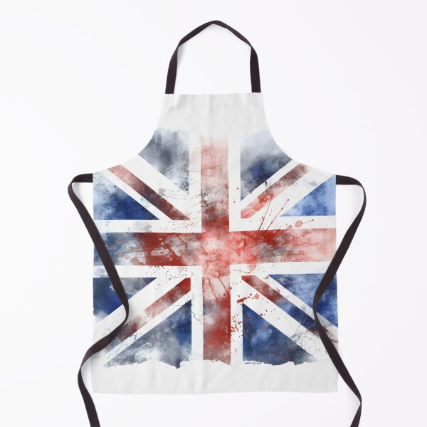 Item preview, watercolor Union Jack British flag print designed and sold by dcrc.