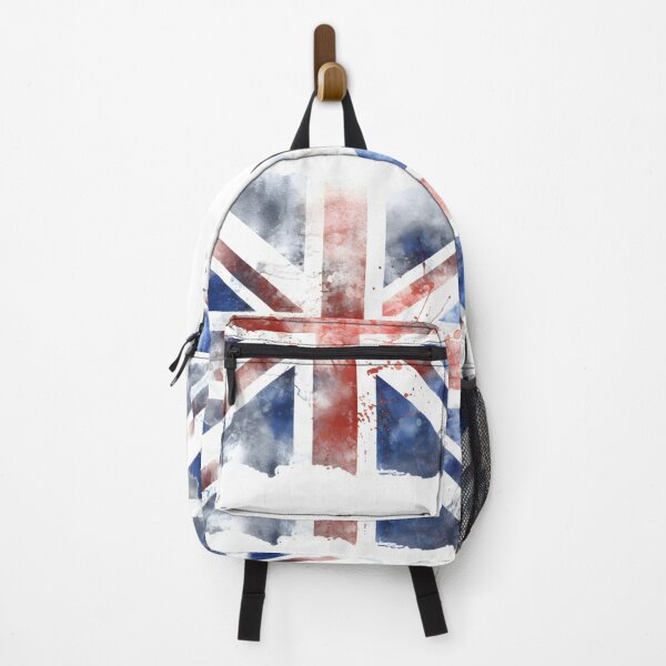 Item preview, watercolor Union Jack British flag print designed and sold by dcrc.