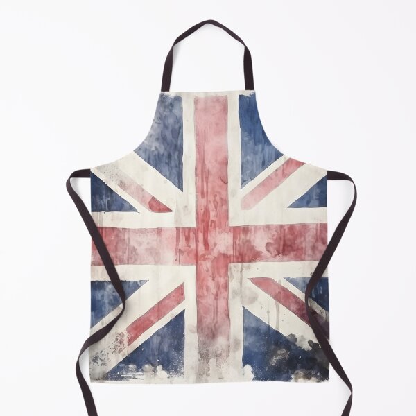 Item preview, watercolor Union Jack British flag print designed and sold by dcrc.