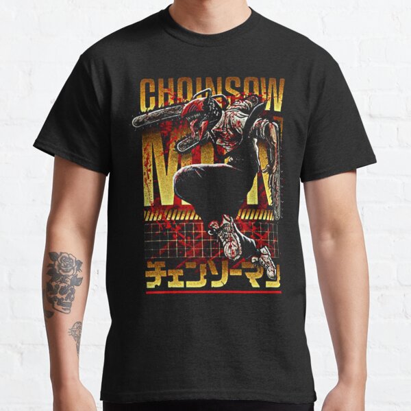 Chainsaw man Denji T-Shirt, Anime ,Aki Hayakawa Kon Chainsaw Man Shirt