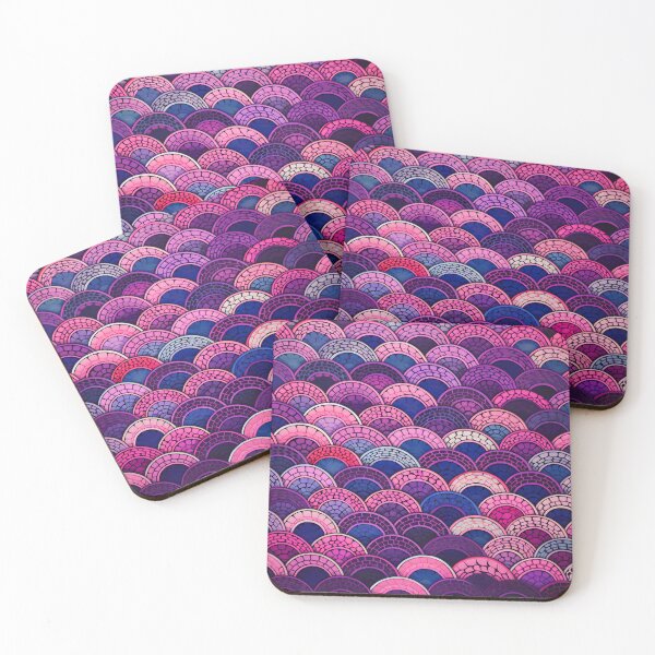 Item preview, Purple and Pink Lucky Waves 2 designed and sold by Hashola Designs.