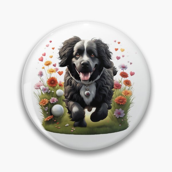 Item preview, Cute playful Newfoundlander dog designed and sold by Kaleddis.