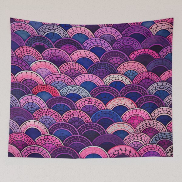 Item preview, Purple and Pink Lucky Waves 2 designed and sold by Hashola Designs.