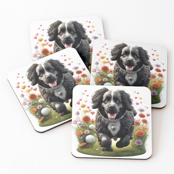 Item preview, Cute playful Newfoundlander dog designed and sold by Kaleddis.
