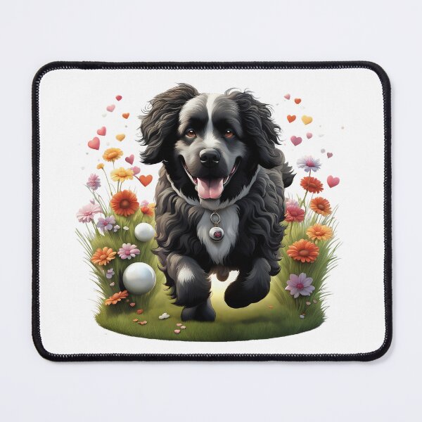 Item preview, Cute playful Newfoundlander dog designed and sold by Kaleddis.