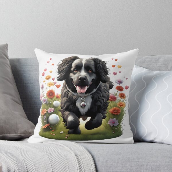 Item preview, Cute playful Newfoundlander dog designed and sold by Kaleddis.