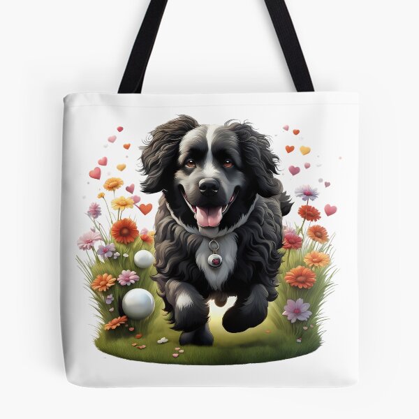 Item preview, Cute playful Newfoundlander dog designed and sold by Kaleddis.
