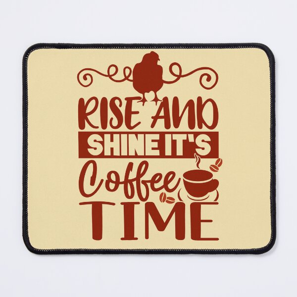 Item preview, 'Rise and Shine, It's Coffee Time' – Aesthetic Coffee Delight for Enthusiasts designed and sold by lemamis.