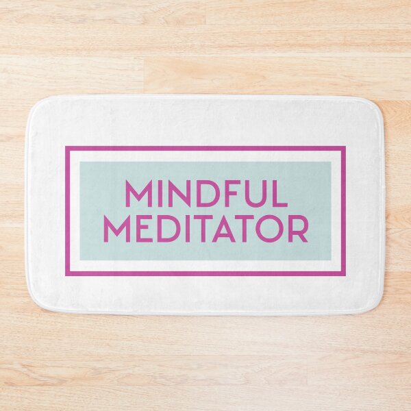 Item preview, Mindful Meditator Gift - Meditation Appreciation in Retro Style designed and sold by CORINNE W.