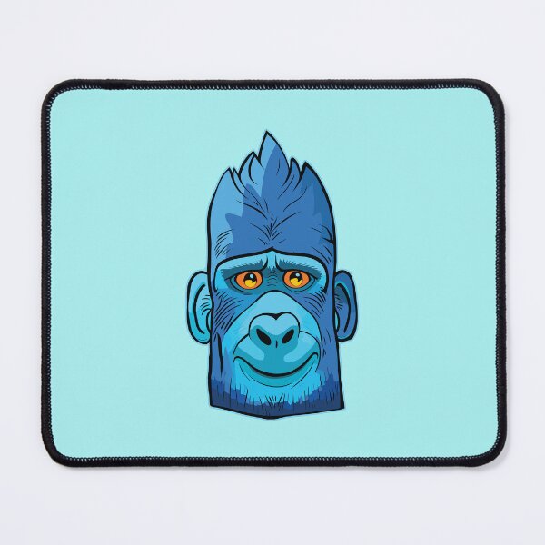 Item preview, Blue gorilla cartoon designed and sold by portokalis.