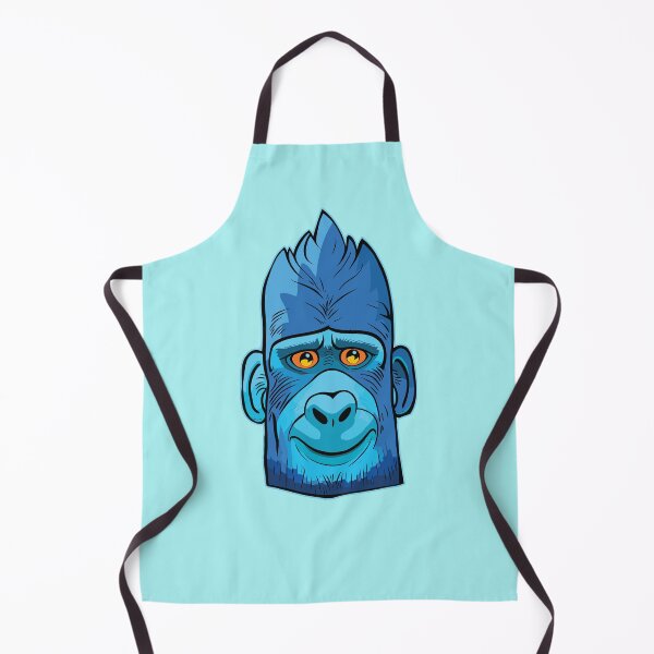 Item preview, Blue gorilla cartoon designed and sold by portokalis.