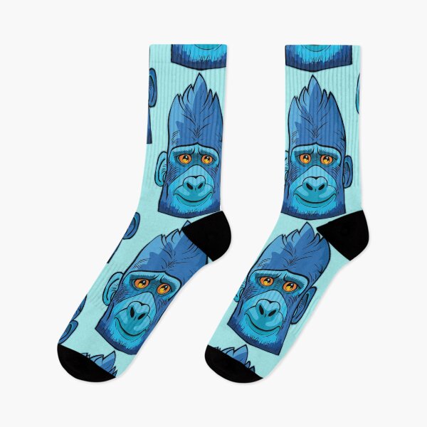 Item preview, Blue gorilla cartoon designed and sold by portokalis.