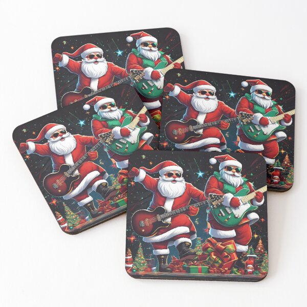 Item preview, Santa Clauses Playing Their Guitars 07 designed and sold by Artekinium.