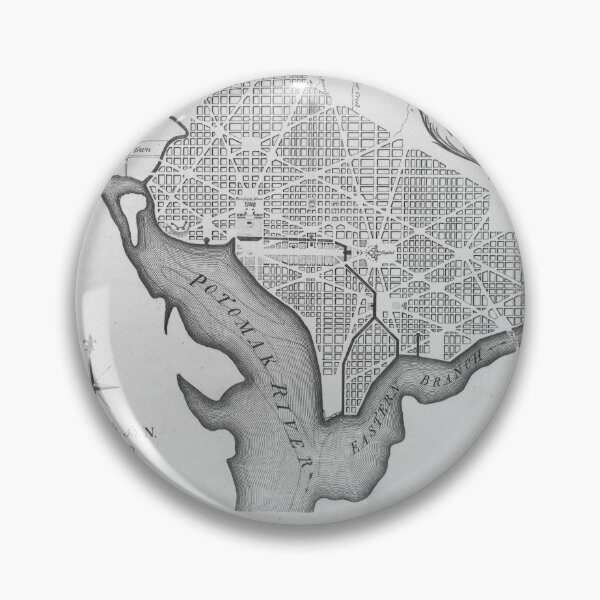 Item preview, Washington DC map, 1794 designed and sold by DreamingBeetle.
