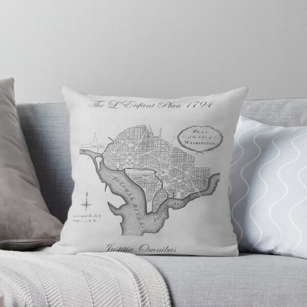 Item preview, Washington DC map, 1794 designed and sold by DreamingBeetle.