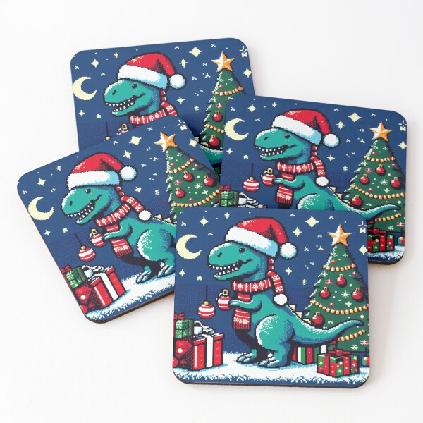 Item preview, cute dino xmas designed and sold by Greydate.